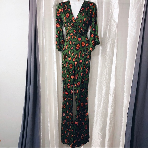 PrettyLittleThing Pants - Leopard jumpsuit